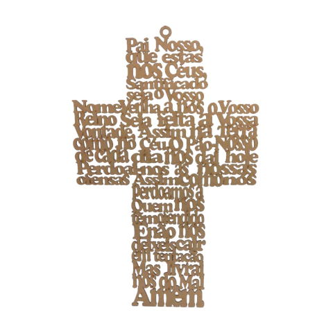 CRUCIFIXO PAI NOSSO (TAMANHOS)