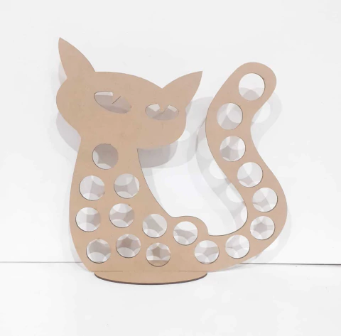 PORTA CAPSULAS GATO TRES CORACOES 30X32CM