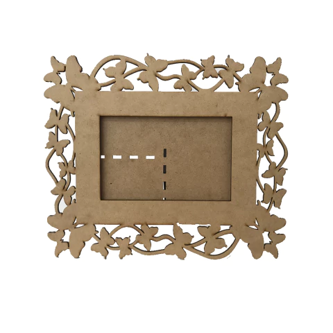 PORTA RETRATO BORBOLETAS 15X21CM (34X30CM)