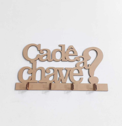 PORTA CHAVES CADÊ A CHAVE? 28X16CM