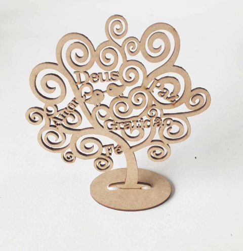 ARVORE CASAL DE PASSAROS COM DIZERES BASE