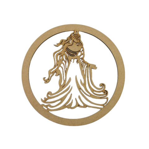 Mandala MDF Orixá Iemanjá Nº1