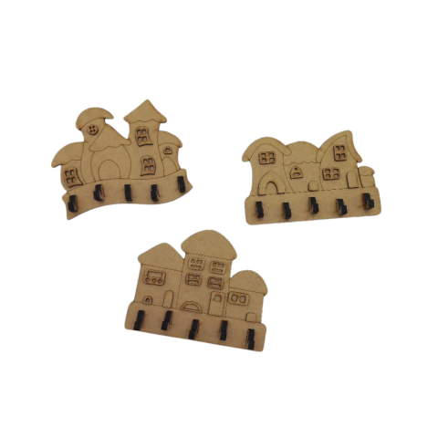 Porta Chaves MDF Casa Cogumelo