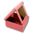 Caixa Flocada Interno e Externo Para Maquiagem Com Espelho 22x22x8 Rosa - MDF - comprar online