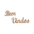 Palavra Aplique Bem Vindos Cursiva 16x3 - MDF