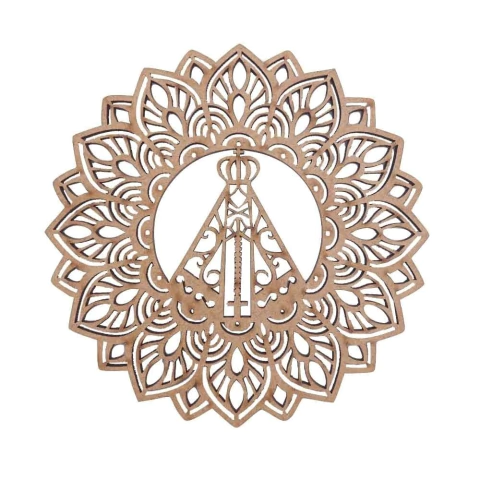 MANDALA NOSSA SENHORA APARECIDA TRABALHADA N°3