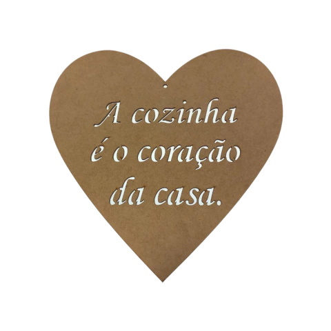 DESCANSO DE PANELA CORACÃO COM FRASE 24CM