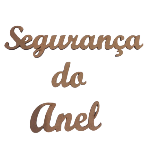 FRASE SEGURANCA DO ANEL