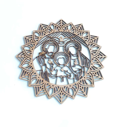 MANDALA SAGRADA FAMÍLIA TRABALHADA Nº2