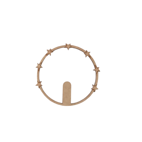 MOLDURA COM ESTRELAS 7,5X7,5CM