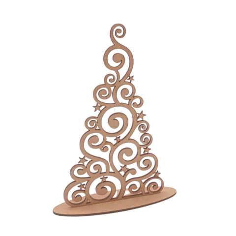 MEGA ARVORE DE NATAL ARABESCO ESTRELAS 20CM