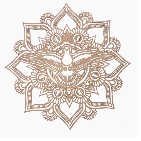 MANDALA ESPIRITO SANTO TRABALHADA Nº2