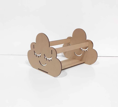 PORTA TIARA NUVEM LASER DESMONTADO 20X20X15CM