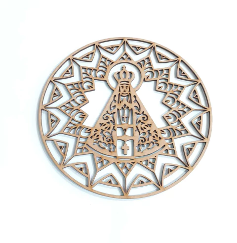 MANDALA NOSSA SENHORA APARECIDA TRABALHADA N°1