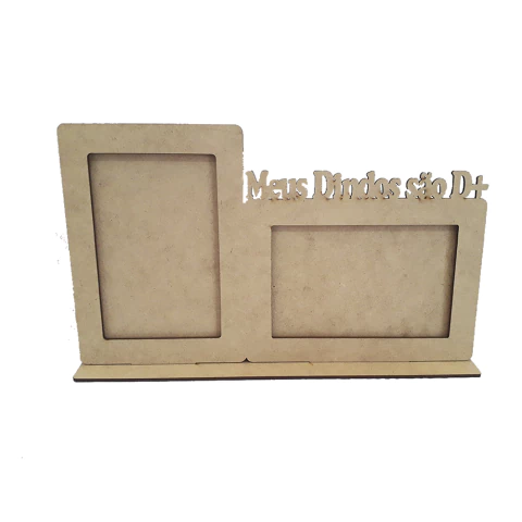 PORTA RETRATO 2 FOTOS MEUS DINDOS SÃO D+