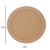 Quadro Com Moldura Redonda Fundo Solto Router - MDF