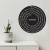 Mandala Oração Pai Nosso Pintado Gel Preto - MDF - comprar online