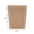 Quadro Com Moldura Retangular C/Fundo Solto Router Decoração Foto Enfeite - MDF Madeira - comprar online