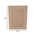 Quadro Com Moldura Retangular C/Fundo Solto Router Decoração Foto Enfeite - MDF Madeira na internet