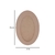 Quadro Com Moldura Oval Fundo Solto Router - MDF na internet