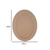 Quadro Com Moldura Oval Fundo Solto Router - MDF - comprar online