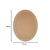 Quadro Com Moldura Oval Fundo Solto Router - MDF
