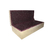 Caixa Flocada Com Dobradiça Lisa 22x9,5x6 - MDF - Universo do MDF