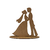 Topo de Bolo Casal 16cm - MDF - comprar online