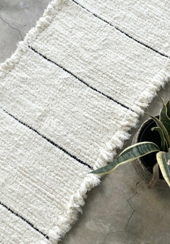 2 ALFOMBRAS TELAR CON LINEAS NEGRAS + ALFOMBRITA REGALO - comprar online