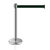 Pedestal Separador de Fila CROMADO com Fita VERDE