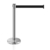 Pedestal Separador de Fila CROMADO com Fita PRETA