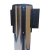 Pedestal Separador de Fila CROMADO com fita ZEBRADA - Painel De Senha, Organizador De Fila, Dispensador De Senha E Bobina De Senha É Na Michelangelo Painéis