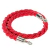 Imagem do Pedestal Separador de Fila CROMADO com Cordão VERMELHO
