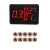 Painel Chama Garçom Restaurante + 10 Controles de Mesa - comprar online