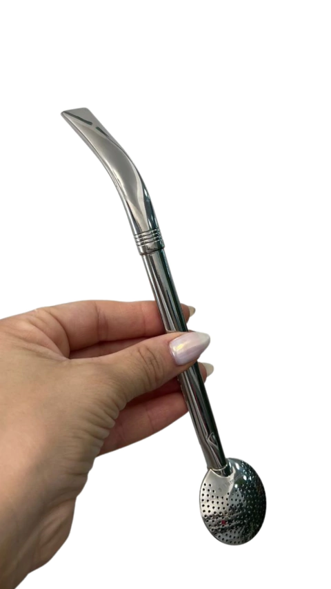 Bomba inox 21cm pico de loro chata - POLIDO