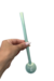 Bomba inox 23cm sem rosca colorida - VERDE