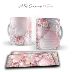 +50 Plantillas Tazas 3D Flores #2 en internet