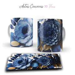 +50 Plantillas Tazas 3D Flores #2 en internet