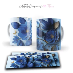 Imagen de +50 Plantillas Tazas 3D Flores #2