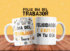 Plantillas Tazas Día del Trabajador 3 - tienda online