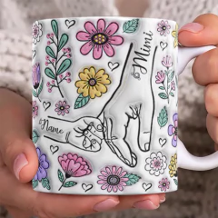 Plantillas Tazas Día de la Madre 3D Manitos - comprar online