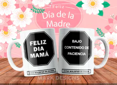 Plantillas Sublimación Tazas - Día De La Madre Vol.32