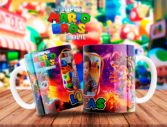 Imagen de Plantillas Sublimación Tazas - Mario Bros la Película