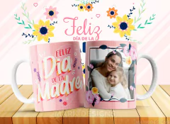 Plantillas Sublimación Tazas - Día De La Madre Vol.27 - PlantillasyVectores
