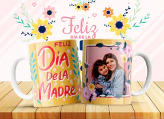 Plantillas Sublimación Tazas - Día De La Madre Vol.27 - comprar online