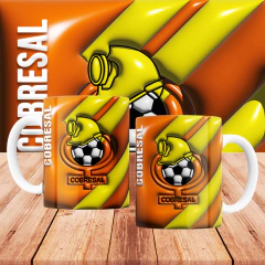 Plantillas Sublimación Tazas Fútbol Chile 3D Infladas en internet