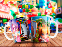 Plantillas Sublimación Tazas - Mario Bros la Película - comprar online