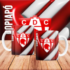 Plantillas Sublimación Tazas Fútbol Chile 3D Infladas - tienda online