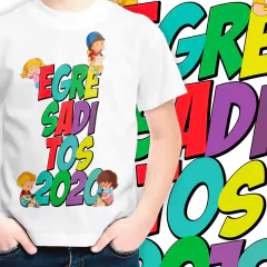 Plantillas Sublimación Poleras Graduación Egresaditos - comprar online