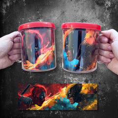 Plantillas Tazas Deadpool + Wolverine #2 - comprar online